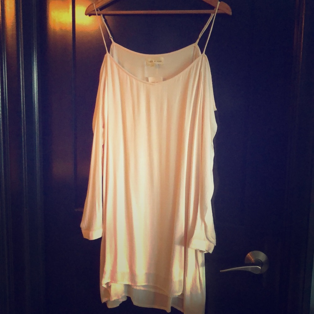 NWT -Anthropology Cloth&Stone Cold Shoulder Dress